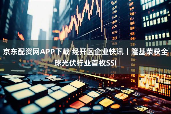 京东配资网APP下载 经开区企业快讯丨隆基荣获全球光伏行业首枚SSI
